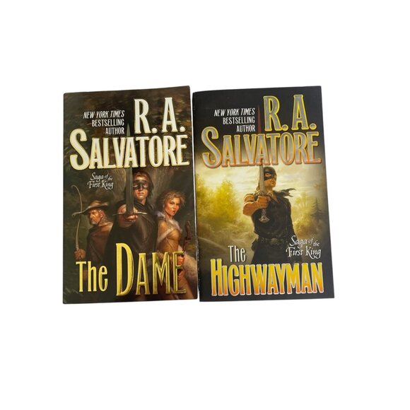 R.A. Salvatore | Saga of the First King Series (Paperback Lot of 2) - Picture 1 of 6